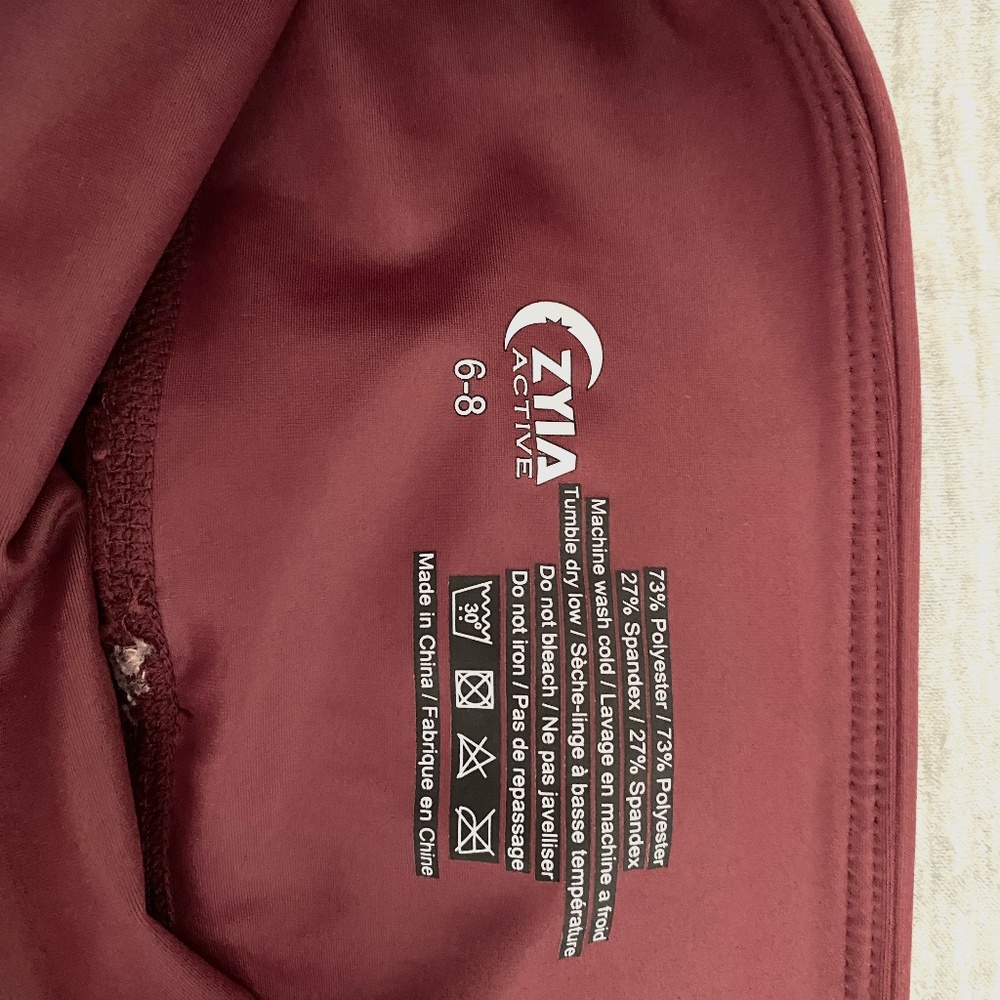 Zyia Active Light n Tight high-rise pants size 6-8